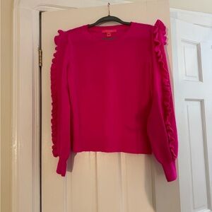 Lilly Pulitzer Women's Ruffled Sleeve Top - Pink